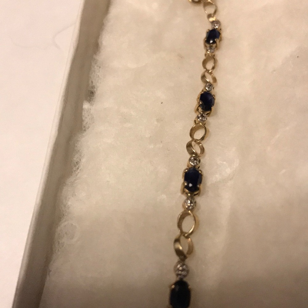 Sapphire bracelet